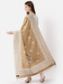 Women's Floral Jamawar Acrylic Border Wool Shawl